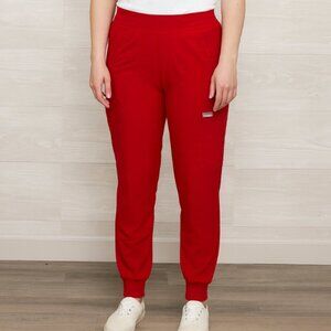 Maevn Women's Size XS Red Jogger Nursing Scrub Pants